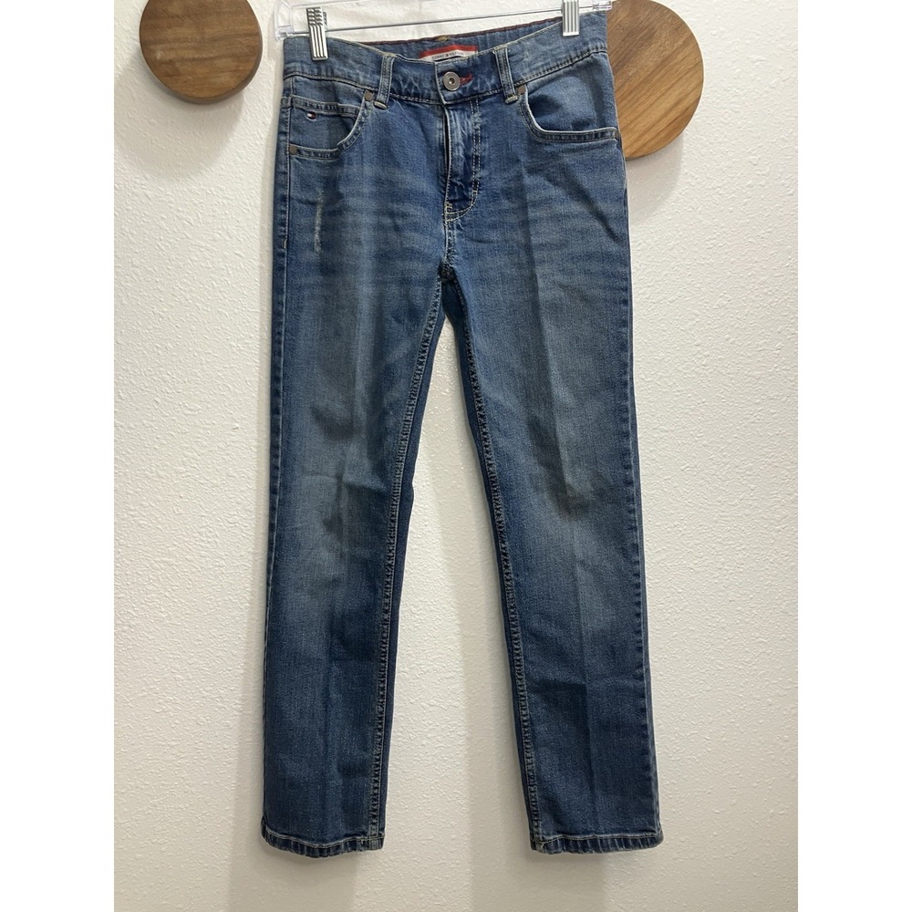 Tommy‎ Hilfiger Jeans Boys Size 12 Revolution Slim Straight Leg Adjustable Waist